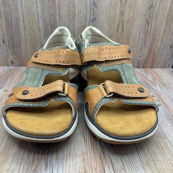 SAS Womens Embark Sport Sandal Adjustable Strap Cushion Comfort Size Live Oak 10 - Picture 2 of 8